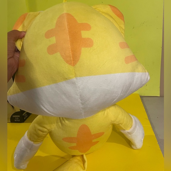 Super Mario Brothers Plush Toy Cat Yellow Suit Mario 12" Stuffed Animal Tags - Picture 3 of 11